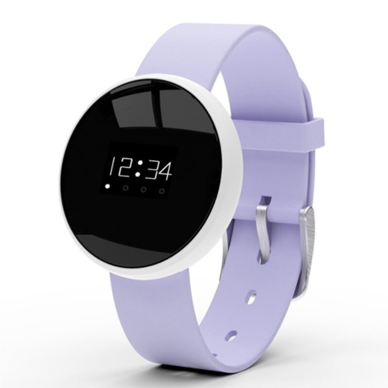 SKMEI B16 Smartwatch - Women's, Call Reminder, Sleep Tracker, Fitness Tracker, Round Display: Purple