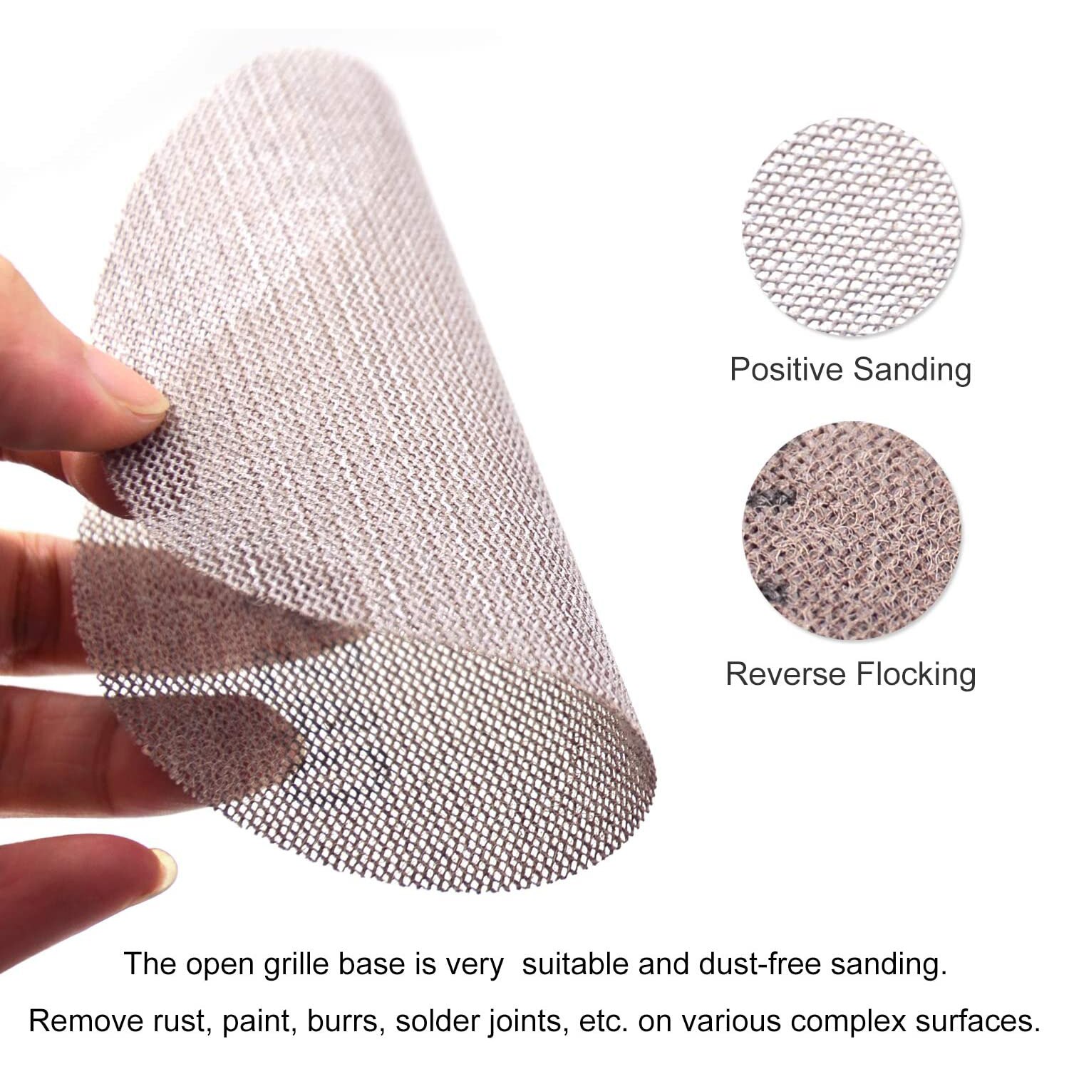 Rouleau Abrasif Maille Carbure De Silicone 5m - Grain 180 Pour Ponçage Bois, Métal, Placo