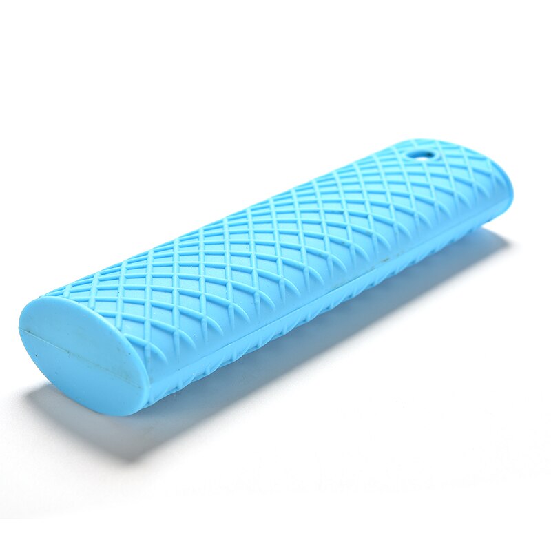 1 ud. Funda de mango de sartén de silicona práctico soporte de mango de sartén manga de cocina piezas de utensilio cubierta de manga