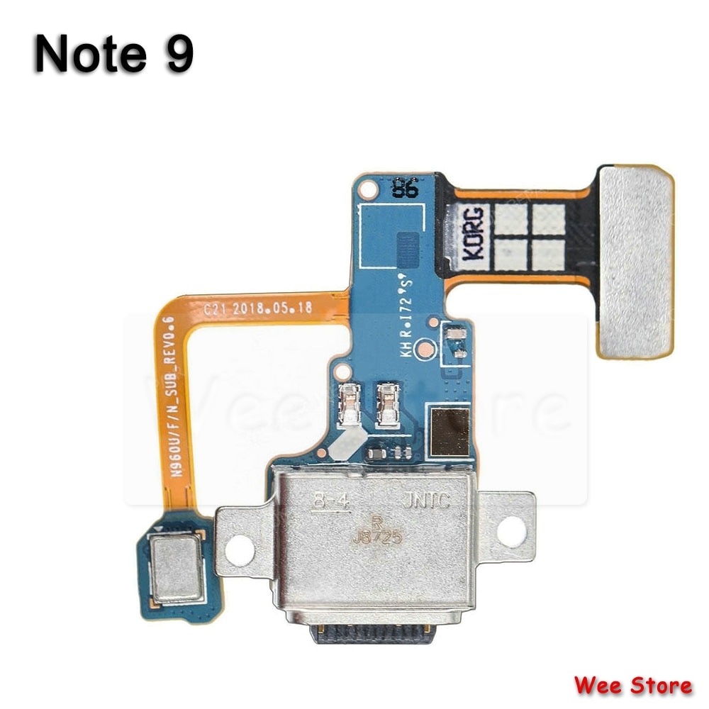 Voor Samsung Galaxy Note 9 N9600 N960u N960f N960n Type-C Originele Usb-poort Opladen Pcb Board Charger Dock connector Flex Kabel