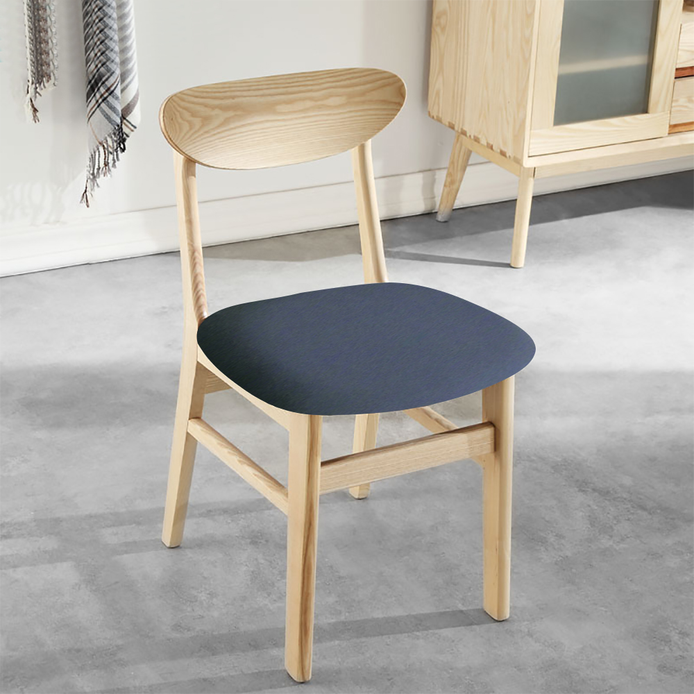 1 stk stol setebeskytter trekk trykt kjøkken tøye ut trekk til spisestue stol avtagbart elastisk sete trekk stue slipcover: Mørkegrå