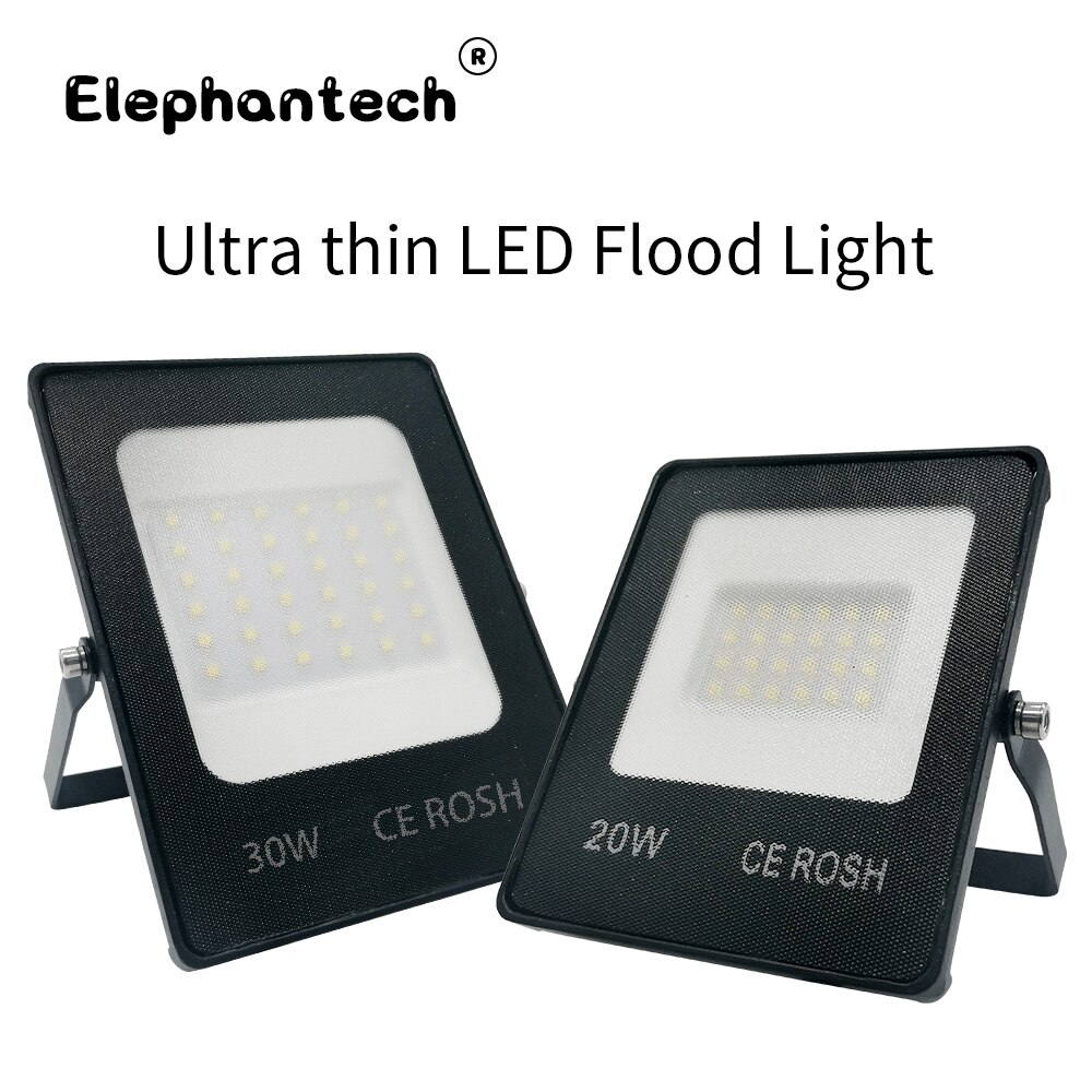 LED Floodlight 150W 100W 50W 30W 20W 10W Ultra Thin Reflector Flood Light Spotlight Outdoor 230V Outdoor IP68 Waterproof