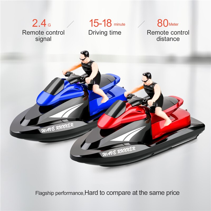 20 KM/H RC Motorboat Wireless Remote Control Ship Boat High Speed Electric Shipboat Model Kids Toys Boys