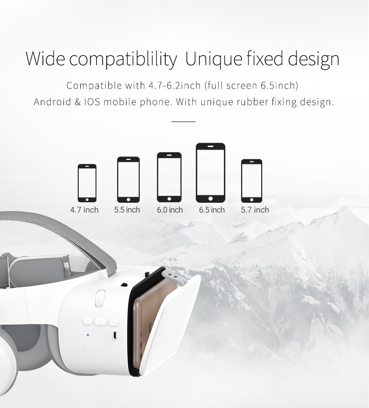 Gaming Z6 Vr Virtual Reality 3D Bril Draadloze Vr Headset Bluetooth Headset Aansluiting Apparaat Doos Of Smartphones