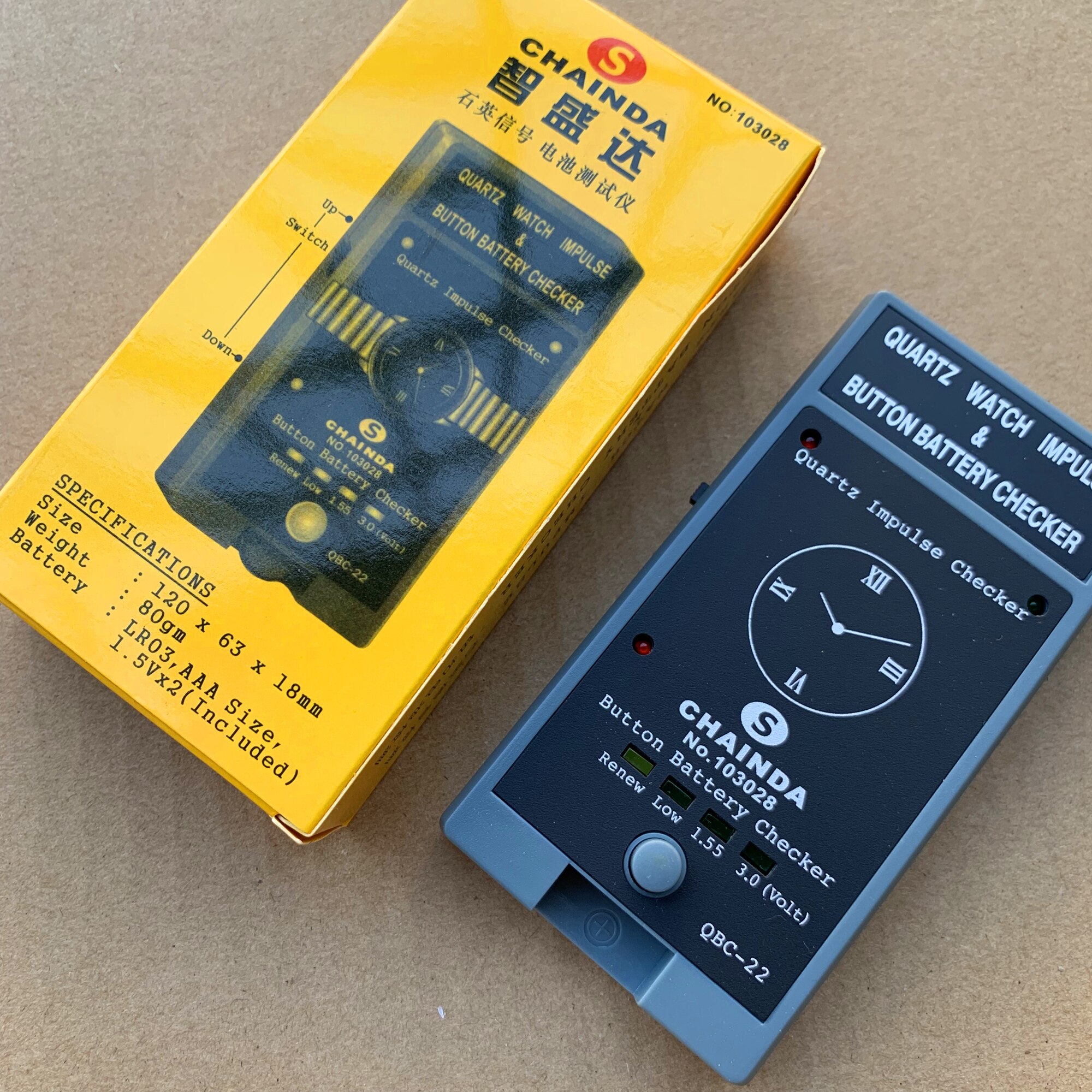 Outil de réparation de testeur de bobine IC pour montre à Quartz, bouton d'impulsion, , bouton d'impulsion de batterie
