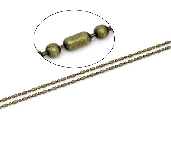 Greenstuff World Hobby Chain – 1.5mm Bronze – GSW5436040 – For Miniatures & Crafts