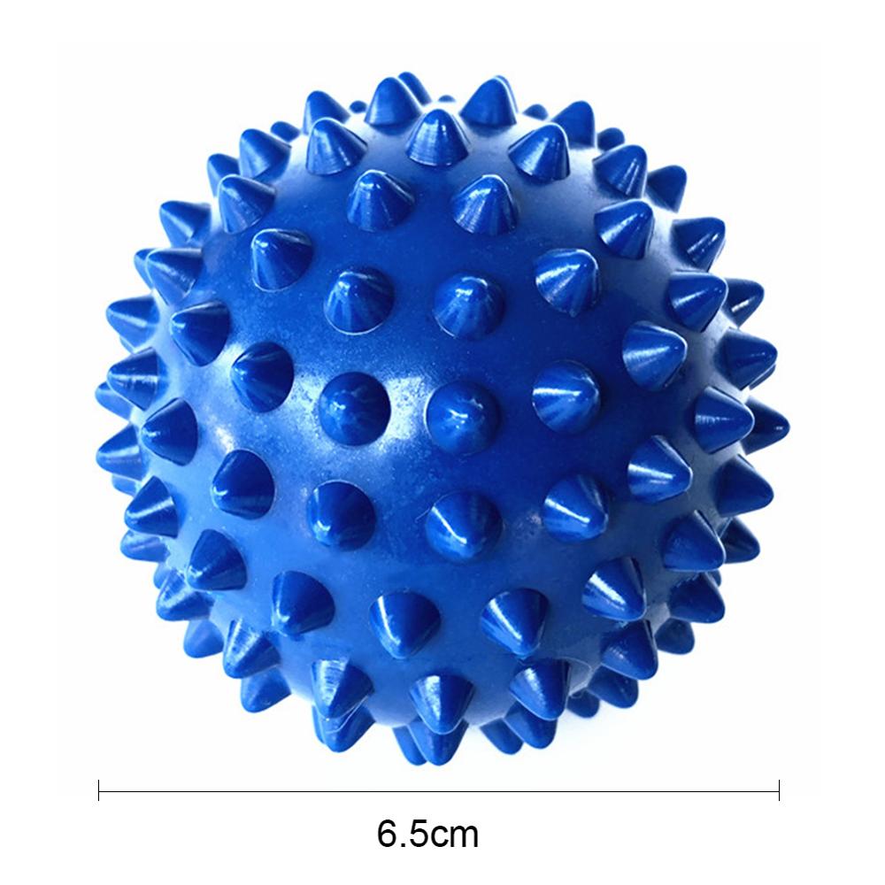 Treningsgrep ballen bærbar fysioterapi ball Fitness pvc håndmassasje ball pvc såler pinnsvin sensorisk