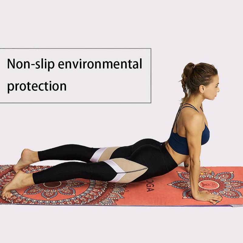 1Pcs 63*185Cm Yoga Mat Gedrukt Yoga Handdoek Non Slip Mat Cover Yoga Oefening Workout Levert voor Pilates Dekens Fi S3Y4