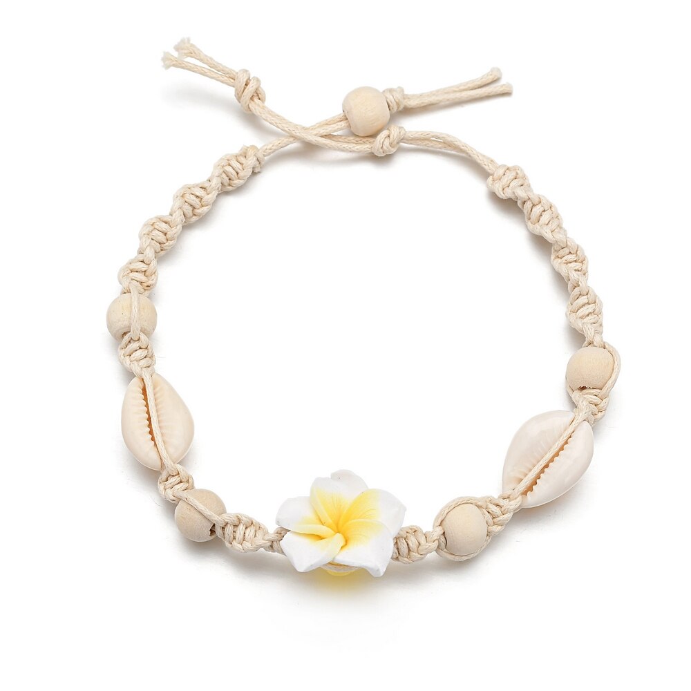 MissCyCy Strand Barfuß Armband Knöchel Meer Shell Fußkettchen Für Frauen Fuß Schmuck Sommer Auf Bein strap Böhmischen Schmuck Zubehör: BB764