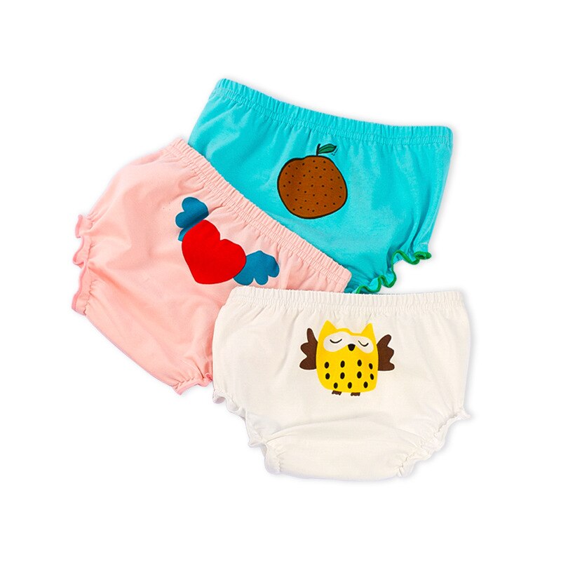 3Pcs/Set Baby Diapers Reusable Training Pants Washable Cloth Nappy Diaper Cotton Potty Panties Underwear