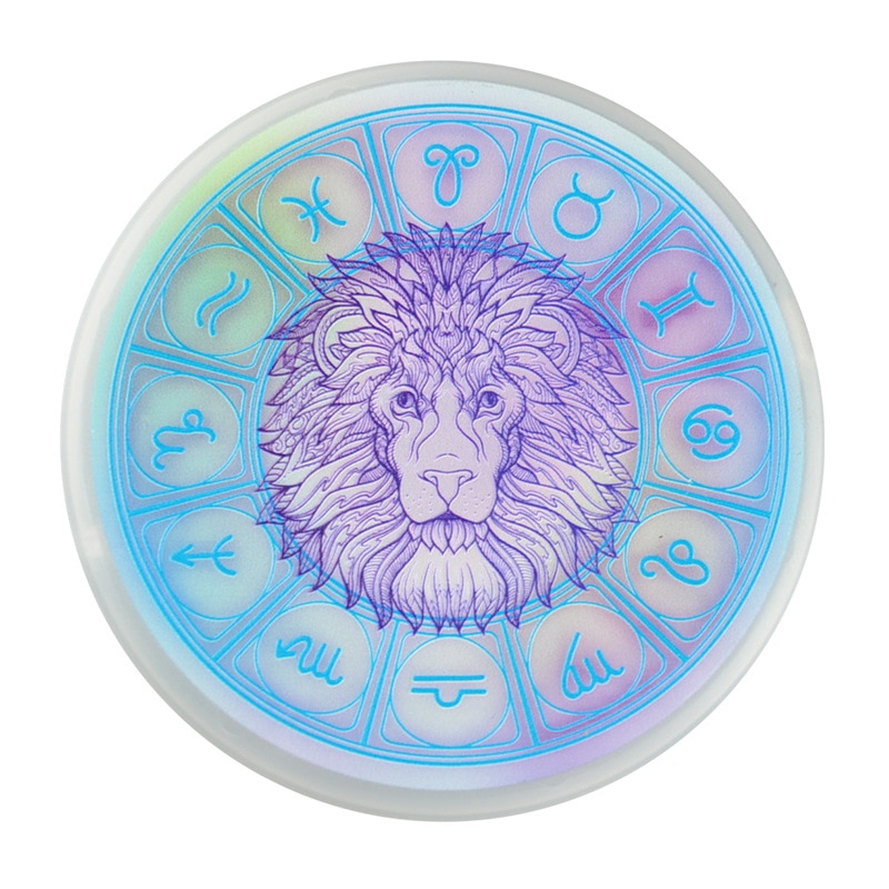 Magic Constellation Wireless Charger 15W Desk Quick Charging Pad Android Phones For Xiaomi Mi 9 Fast Charger With Led Light: Leo