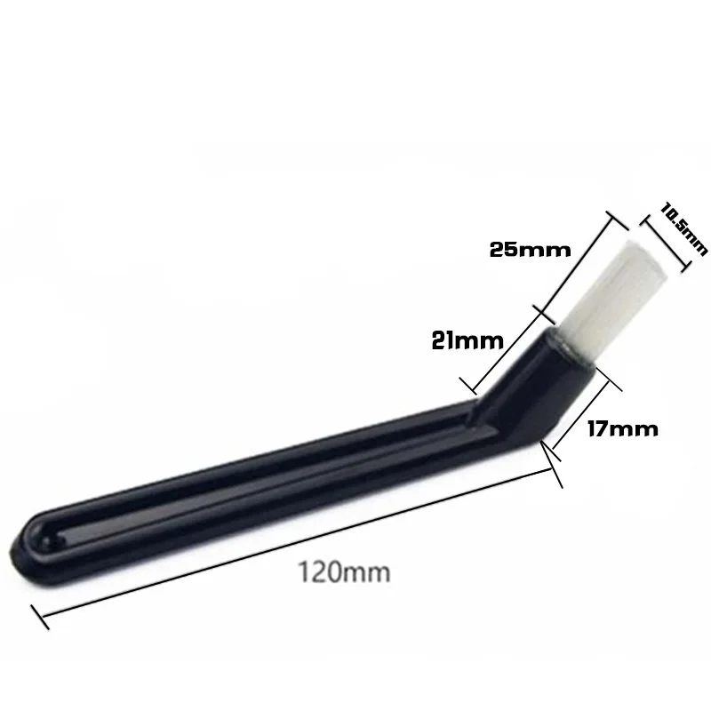 1/3Stck Kaffee Staub Sauber Pinsel Espresso Maschine Reinigung Pinsel Kunststoff Griff Tastaturen Reiniger Werkzeuge Schmutz Reinigung Pinsel: Licht Grau