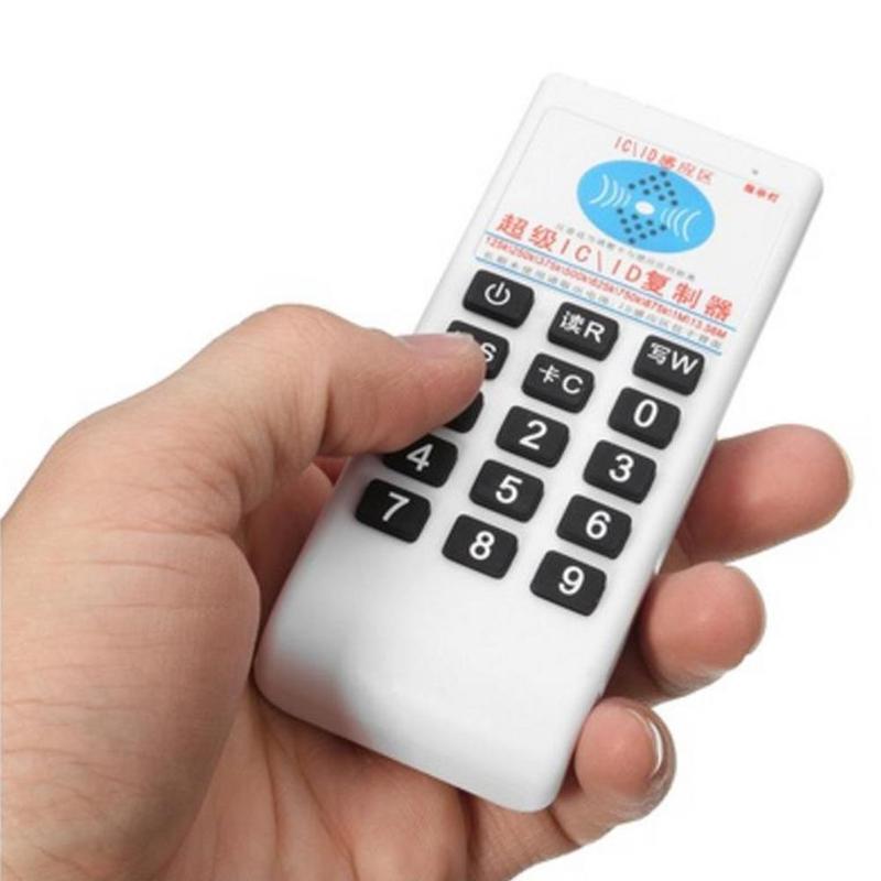 Handheld RFID NFC 125Khz-500Khz Reader Duplicator IC 13.56MHZ Smart Cloner Card ID Copier ReWriter Cards key Suit: Stand-alone