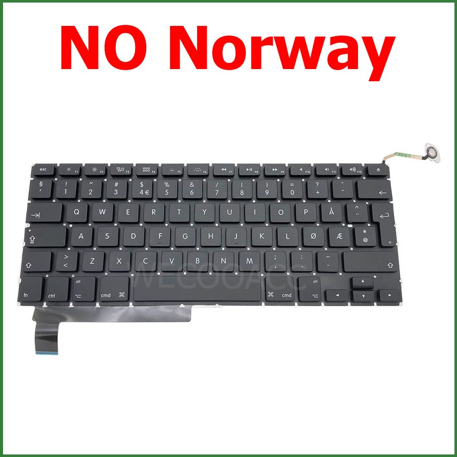 Laptop nowa klawiatura A1286 dla Macbook Pro 15 &quot;A1286 wymiana klawiatury UK US FR ES PT RU DE CH HU układ 2009 2010 2011 2012: pink