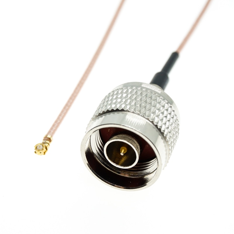 IPX IPEX UFL U.FL to N Male Plug Straight connector RF RG178 Cable Pigtail Coaxial Mini PCI WIFI WLAN