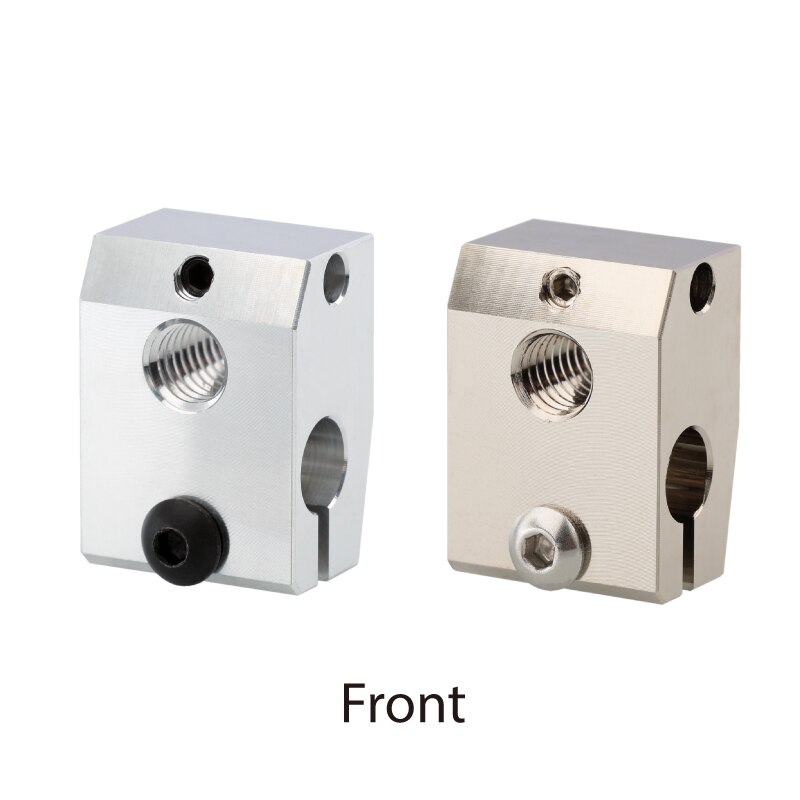 Mellow 1 Uds. Mini bloque calentador Prusa de aluminio/cobre para cartucho de Sensor PT100 Themocouple y termistor HotEnd para Kit de impresora 3D