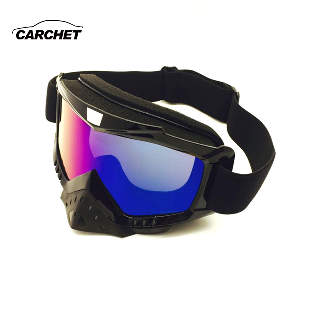 CARCHET Motocross Bril Goggles winddicht stofdicht motorcycle goggles TPU neus bescherming skiën riding bril 3 kleuren