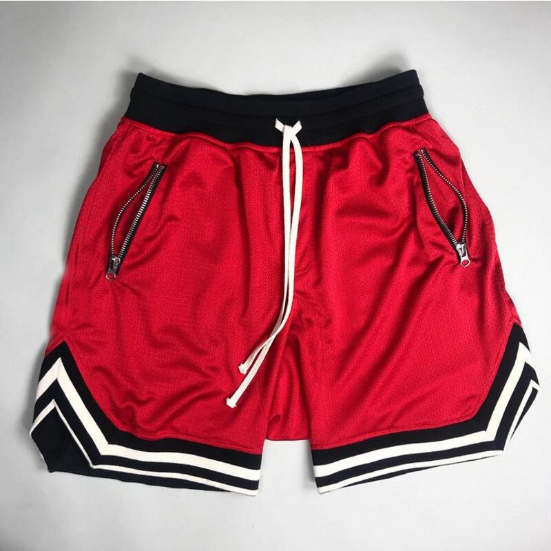 Basketball Shorts Men Sport Running Short Pants With Zipper Pocket Fitness Gym Shorts Male Gym Jogging Shorts Plus Size