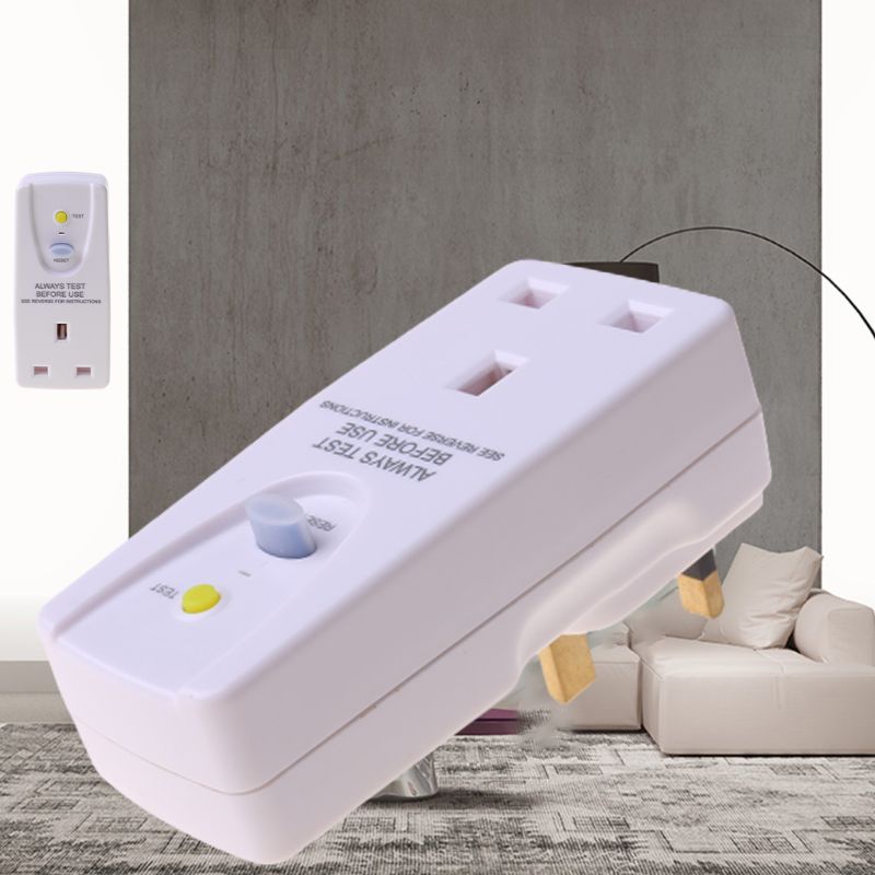 UK 13A Converter Socket Safety Smart Home Circuit Breaker Cutout Plug Adapter