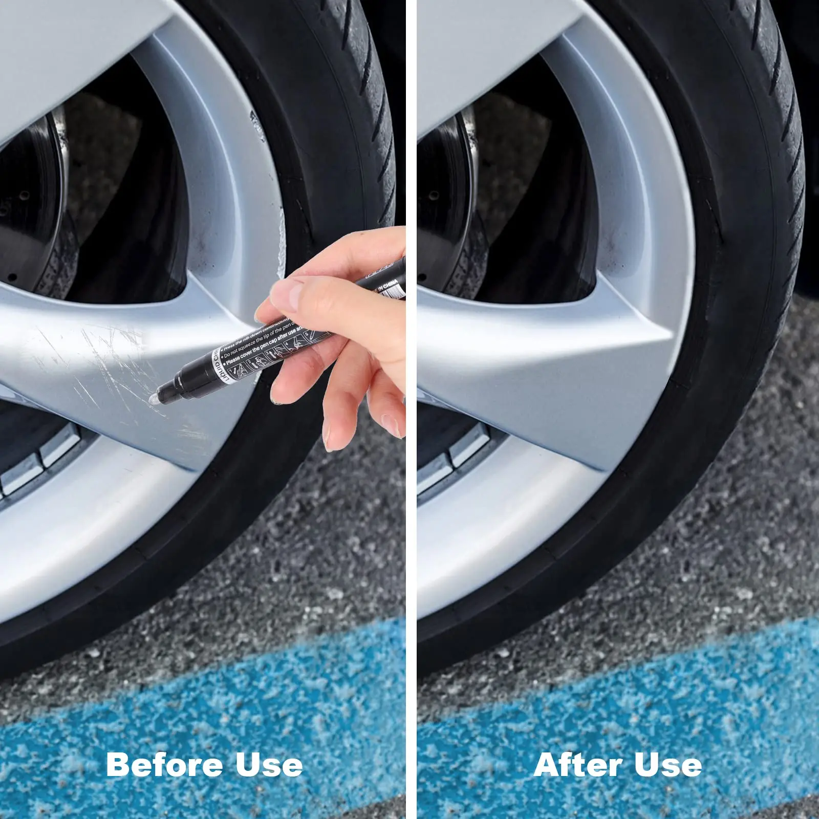 Rotulador de espejo cromado, rotuladores de pintura reflectantes DIY de 2mm, marcadores de espejo, marcador de plata cromado, arte de estilo de coche, 3/2/1 Uds.