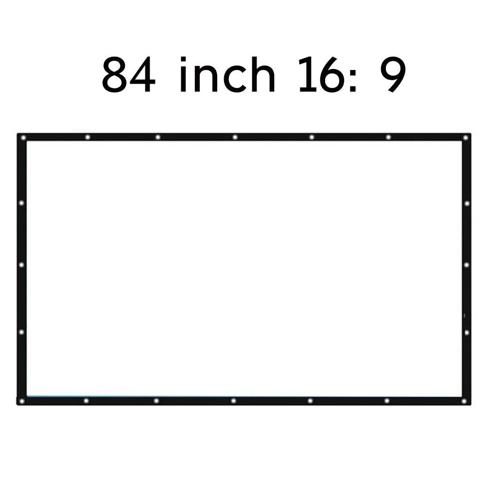 Movie Cloth Polyester Shade Sail Shelter Practical Movie Curtain Projection Screen Home Waterproof Moisture Proof Room: Style 10