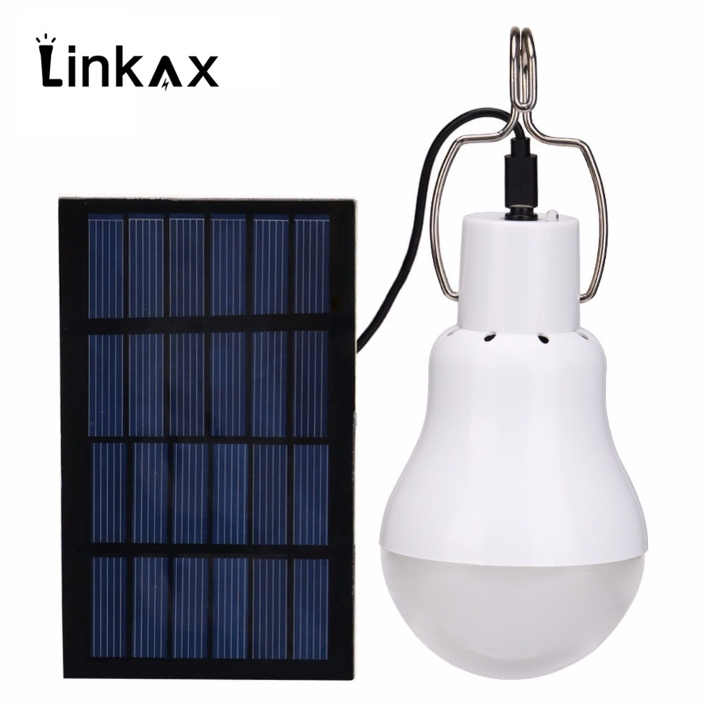 15W 130LM Solar Lamp Aangedreven Draagbare Led Lamp Licht Solar Led Verlichting Zonnepaneel Kamp Tent Nacht Vissen licht