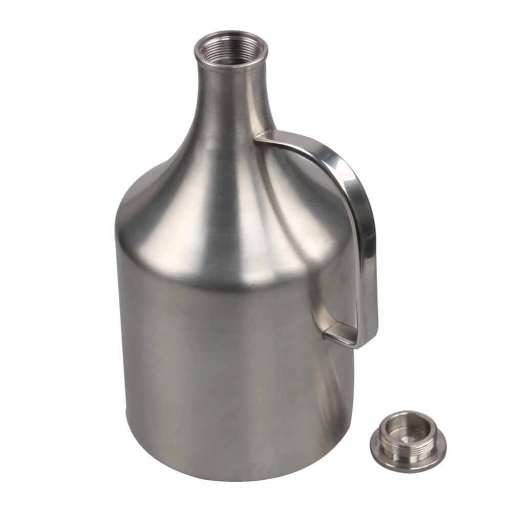2L Liquor Bottle Portable Outdoor Liquor Barrel Two Hair Barrel Beer Barrel 304 Food Grade Stainless Steel