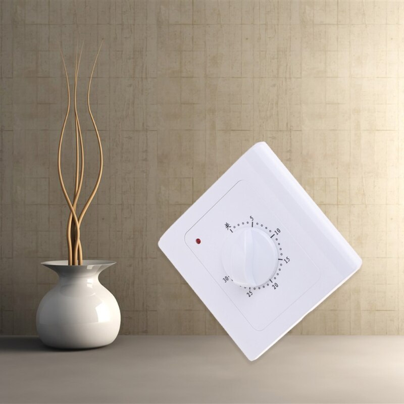 30Min Countdown Timer Switch AC 220V 10A Electric Digital Time Plug Control Switch Timer Socket Knob Style Switch Mechanical