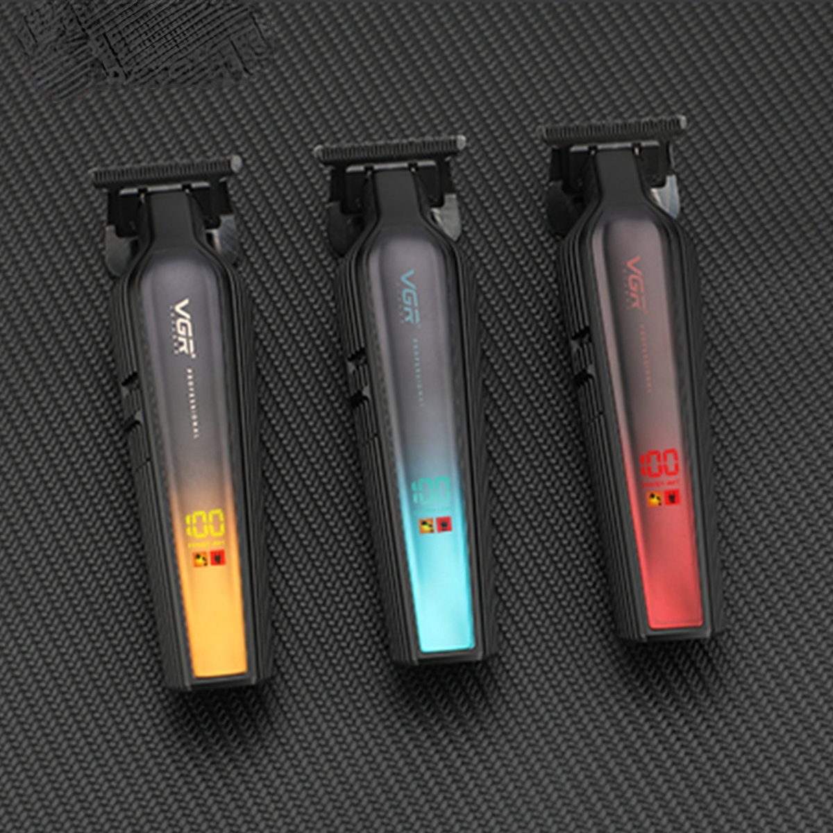 VGR Cortadora maquina de cortar cabello de pelo Cortadora Recargable Máquina cortadora de pelo de corte de pelo maquina cortar pelo Sin cable Barbero Pantalla digital Cortadora de pelo para hombres V-930