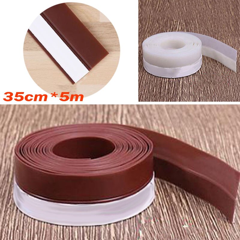 Nder Door Sweep Weather Stripping Door Bottom Seal Strip Draft Wind Stopper 5M