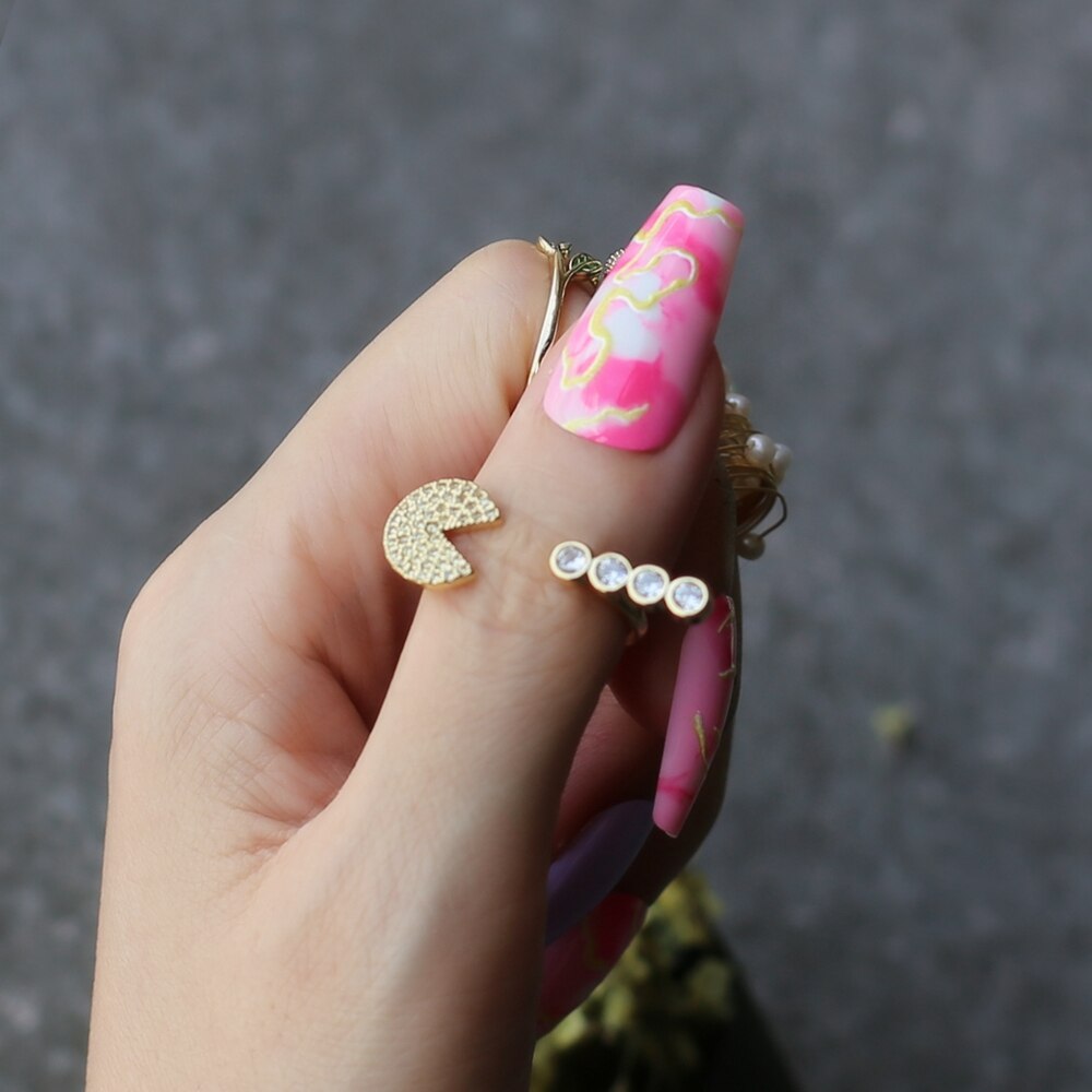 Faux-ongles en rose lavande, accessoire de manucure pour ballerine, longs et en fleurs