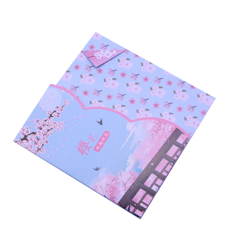 50 kpl 15cm neliönmuotoista origamipaperia kaksipuoleinen kukka taitettava sakura askartelupaperit lasten käsintehdyt tee-se-itse scrapbooking askartelukoristeet