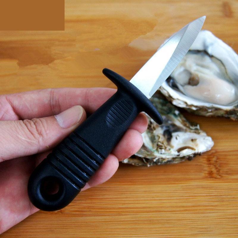 1 stk humaniseret åben skal værktøj østers kammuslinger køkkenkniv shucking multifunktion østers værktøj åbner skaldyr hun  o1 v 0