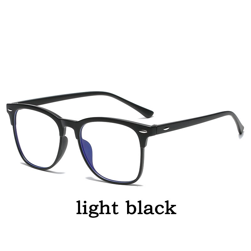 Transparent Computer Glasses Frame Women Men Anti Blue Light square Eyewear Blocking Glasses Optical Spectacle Eyeglass: 1