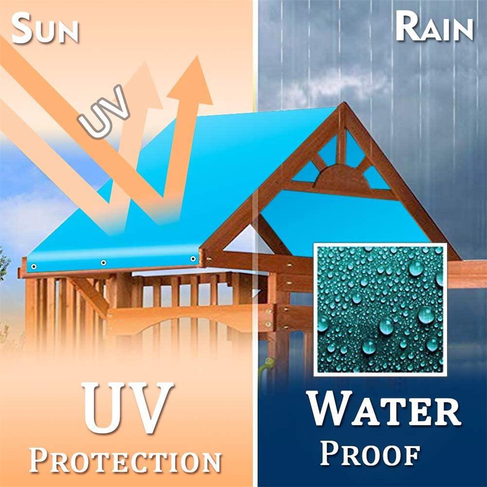 Wasserdichte obere abdeckung baldachin Ersatz für garten terrasse hof baldachin Anti-uv-markise sonnenschutz stoffabdeckung rüsche