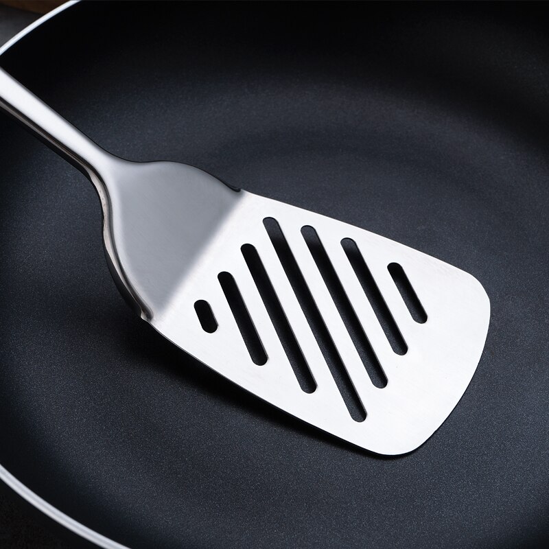 Cookware 6Pieces Set Stainless Steel Spatula Spoon Masher Skimmer Shovel Meat Fork Peeler Non Stick Tools Kitchen Utensils