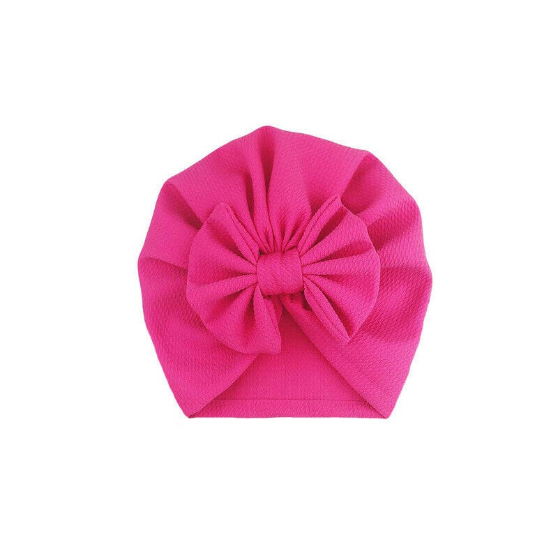 Baby Stuff Accessories Baby Girl Hat With Bow Knot Infant Beanie Solid Big Bowknot Cap For Girls Kid Hats