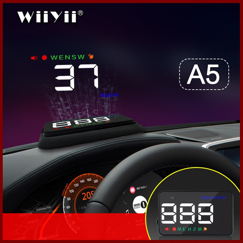 GEYIREN A5 GPS HUD 3.5 inch Car Head Up Display Windshield Projector