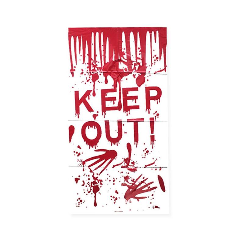Halloween Blood Wall Sticker Horror Decoration Sticker Durable Festival Party Supplies Necessary Household Decoration Supplies