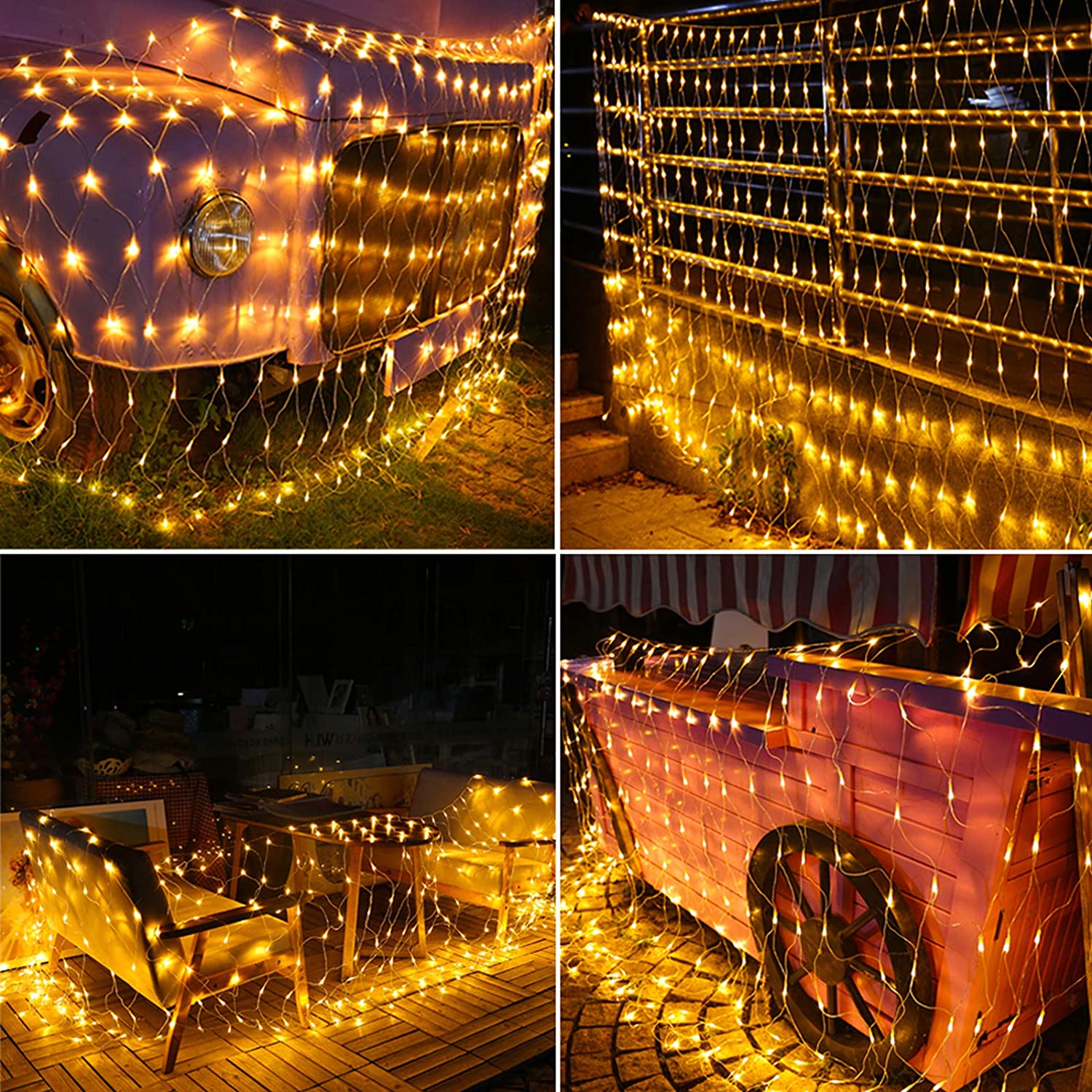 Net Lights LED 1.5X1.5M 3x2M Mesh Fairy String Light Garland Window Curtain Christmas Fairy Light Wedding Party Light