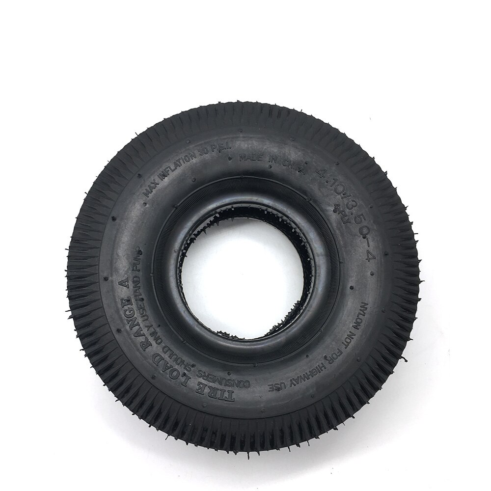 4.10/3.50-4 Inner Tube Outer Tyre 410/350-4 Thickened Tire for Electric Scooter, Trolley, Tiger Cart Parts