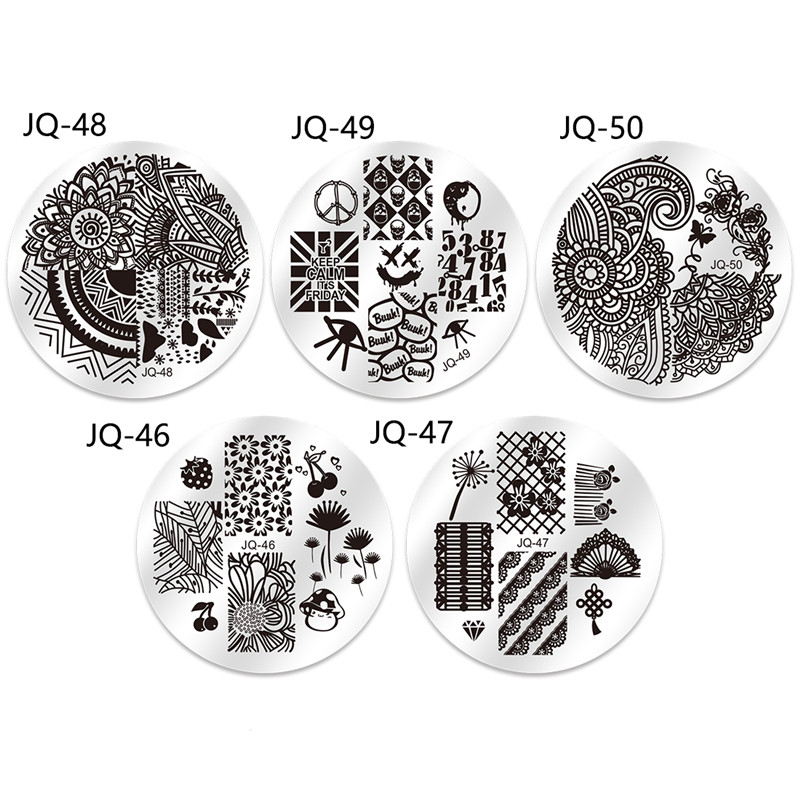 30/10pc Nagel Platten + Klar Gelee Silikon Nagel Kunst Stempel Schaber mit Kappe Stanzen Vorlage Bild Platten nagel Stempel Platte Werkzeug