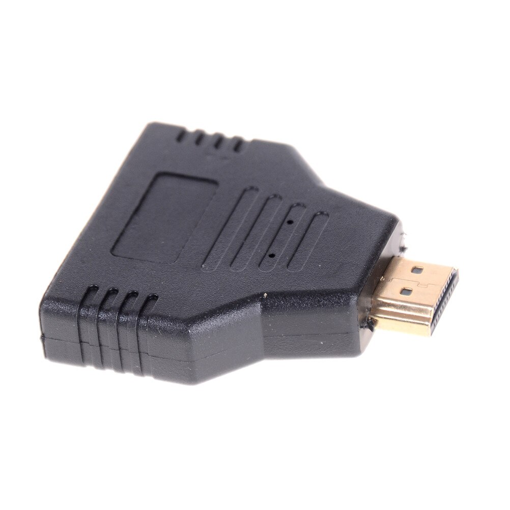 Draagbare 1080P Hdmi Male Naar 2 Vrouwelijke 1 In 2 Out Splitter Adapter Protector Hoge Snelheid 1X2 hdmi Splitter Converter