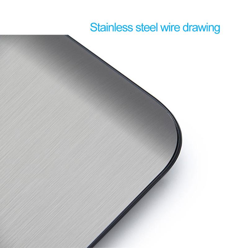 Digital Kitchen Scale Stainless Steel Kitchen Electronic Scales High Accurate Food Baking Weigh Scales with wall hook