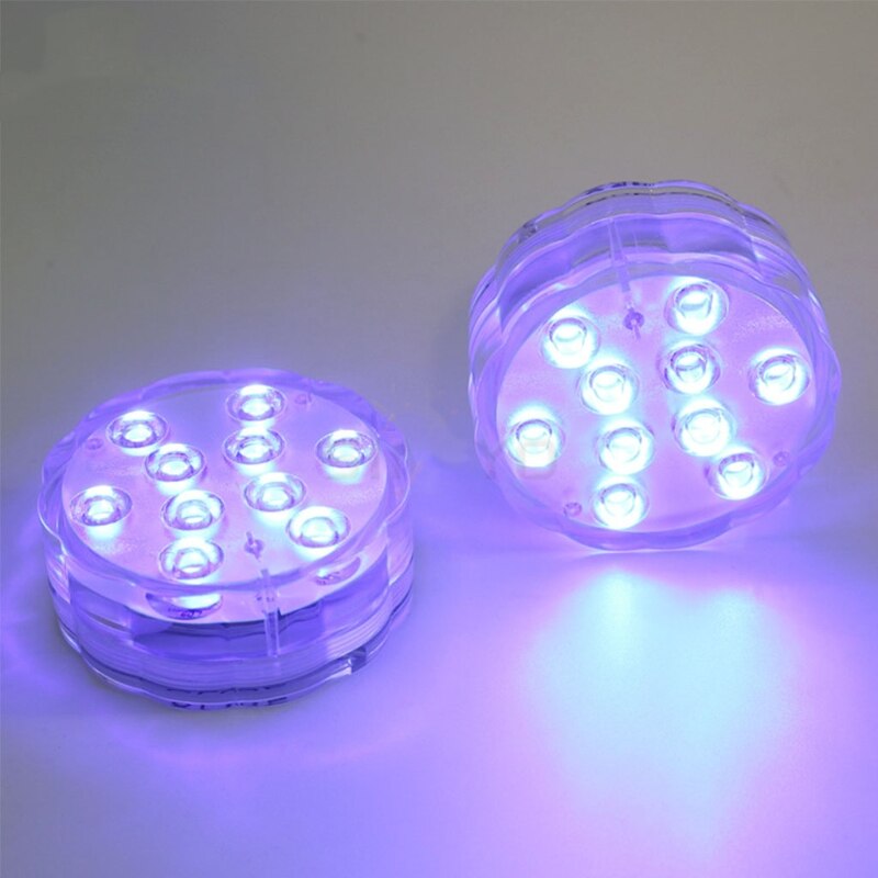 LED Remote Control Submersible Light Color Changing Waterproof Diving Lights Underwater Pool Lamp for Aquarium Fish Tank