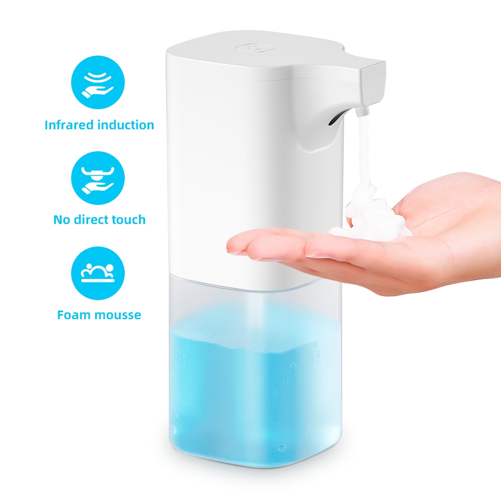 350 Ml Automatische Zeepdispenser Waterdichte Schuim Vloeistof Dispenser Badkamer Keuken Thuis Zeep Machine Touchless Handwasmachine