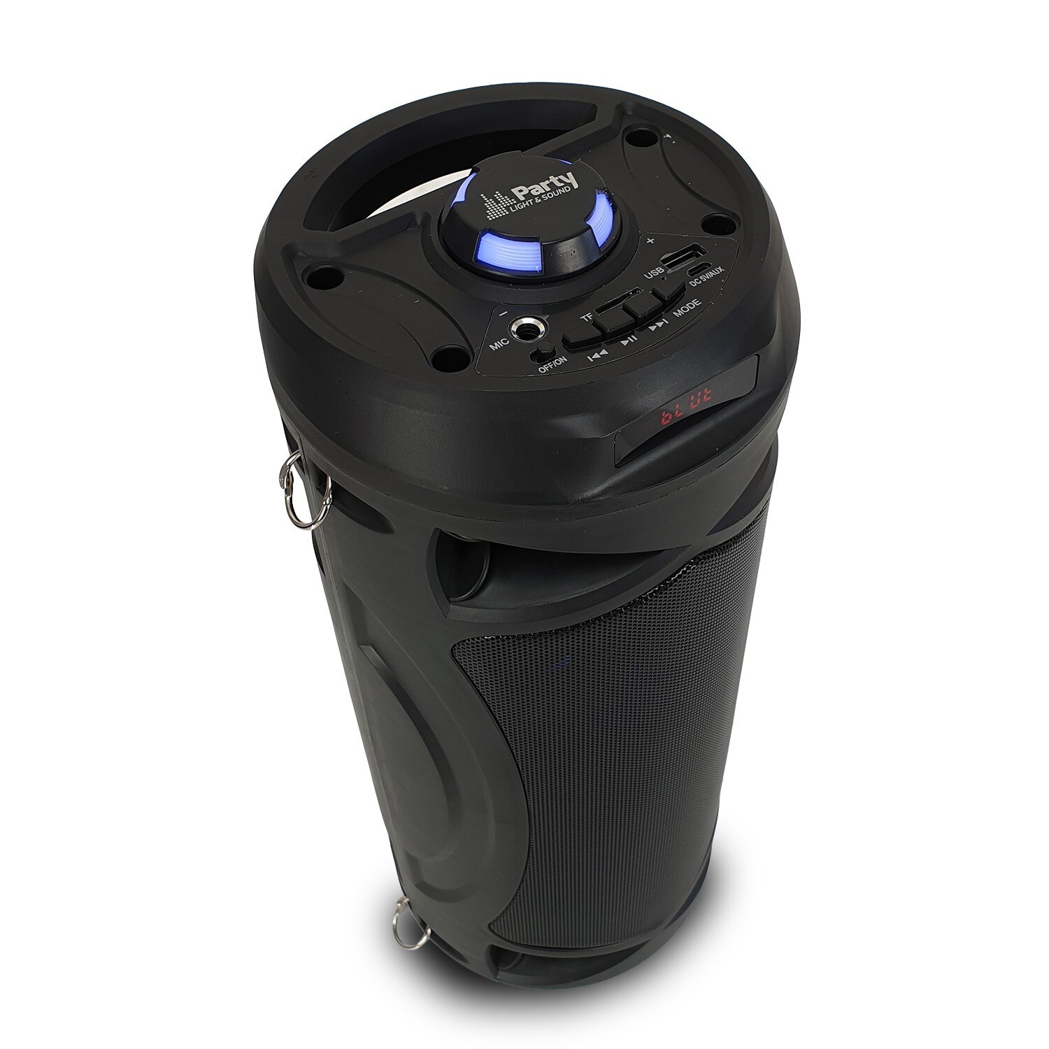 Tragbarer Party-lautsprecher mit LED-anzeige, usb/sd/bt-anschluss