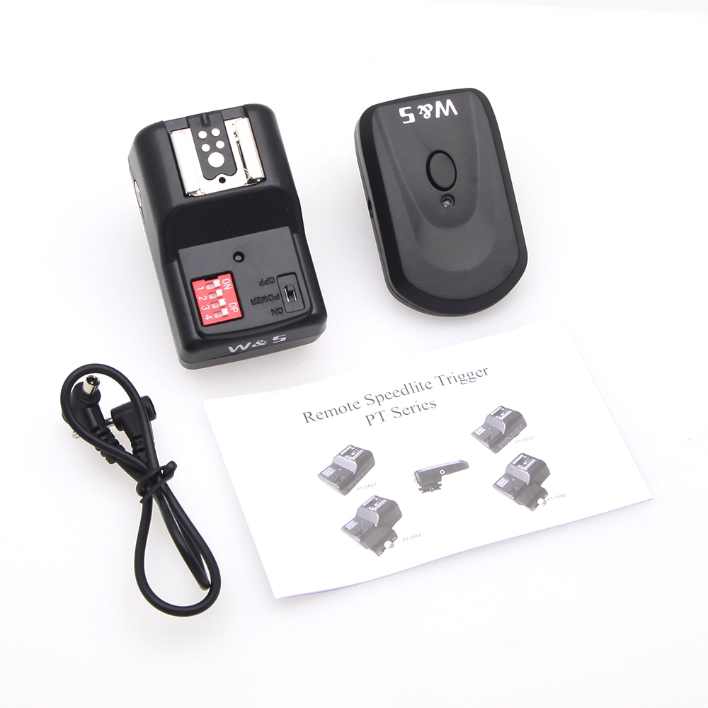 Wansen PT-16GY 16 Kanalen Radio Wireless Remote Speedlite Flash Trigger Ontspanknop voor Canon Nikon Pentax Olympus