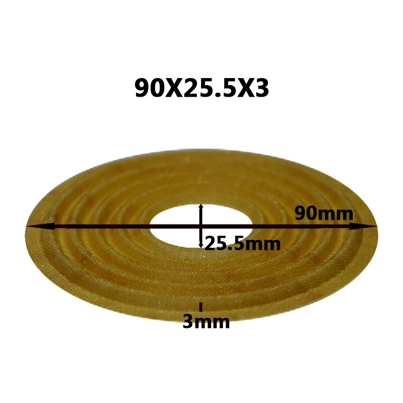 2 stücke 90x25,5/90x31/95x25,5mm Elastische Welle Lautsprecher Subwoofer Woofer Bass lautsprecher Reparatur Spider Dämpfer