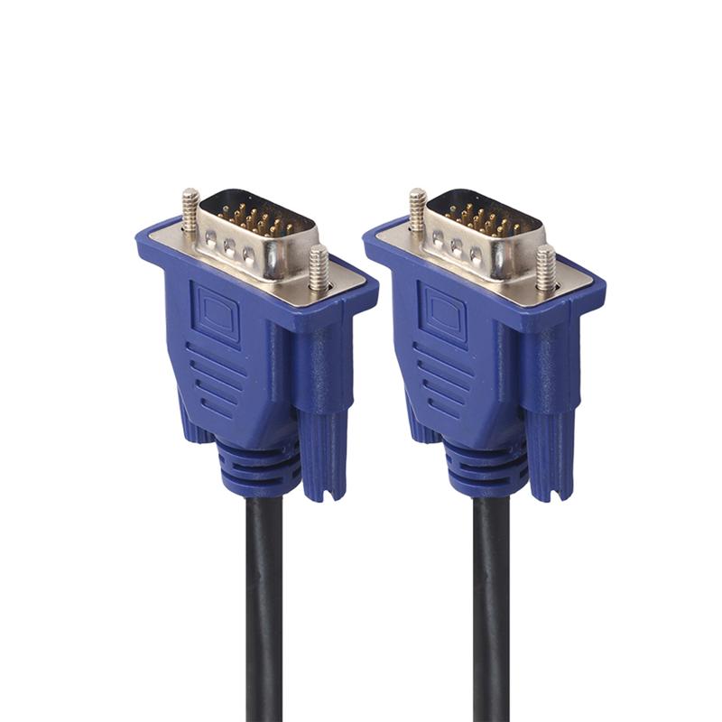 Cable VGA macho a Monitor para hombre, 5 metros de Cable adaptador de vídeo con núcleos de ferrita para ordenador, PC, HDTV, pantalla de proyector